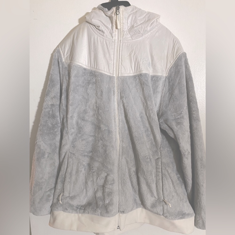 Grey north face jacket